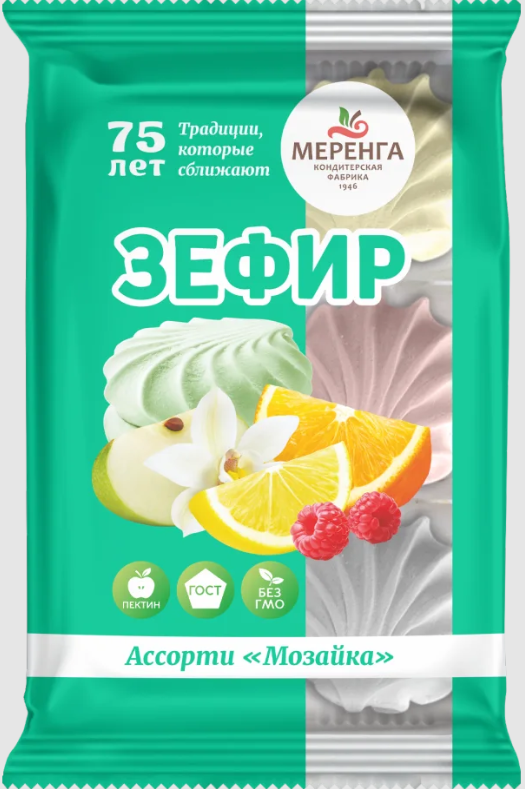 №1 Меренга Зефир Мозайка, 270г  в Шарыпове