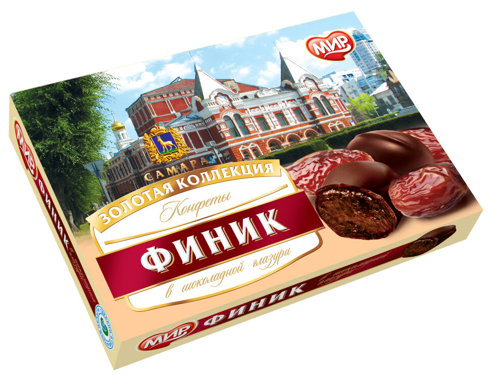  КФ МИР Финики в шоколадной глазури 160г  в Шарыпове