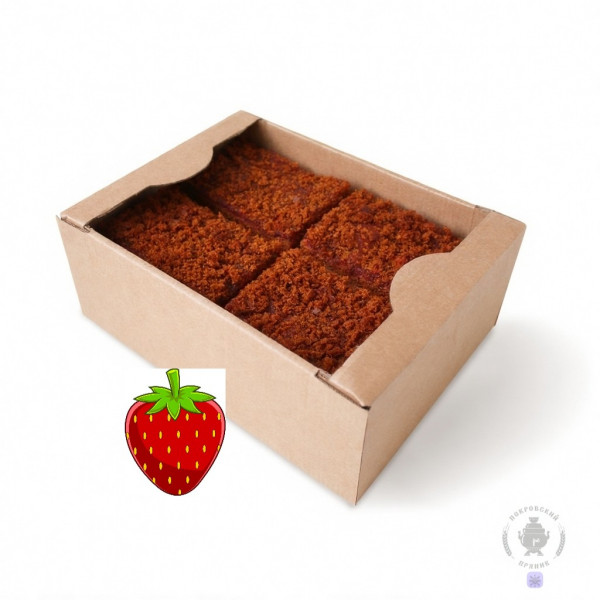 №3 Пряник 1кг с фруктовой начинкой Клубника в Шарыпове